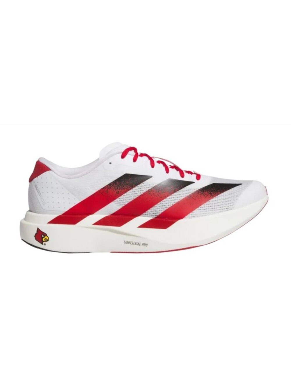 adidas Adizero EVO SL 'Louisville Cardinals' Men Running Shoes White Red JQ4567